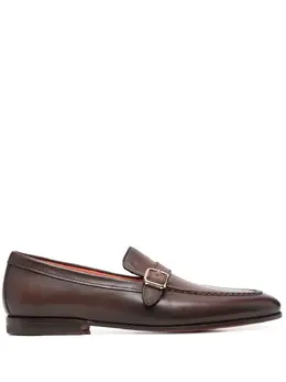 Santoni: Коричневые туфли 