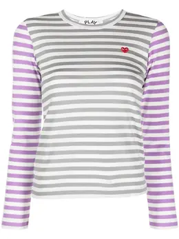 Comme Des Garçons Play: Хлопковая футболка  Heart