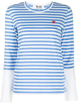 Comme Des Garçons Play: Хлопковая футболка  Heart