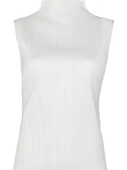 Pleats Please Issey Miyake: Прямая майка 