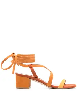 Stuart Weitzman: Оранжевые сандалии  Sue