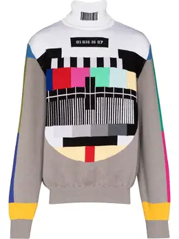 VETEMENTS: Многоцветный свитер 