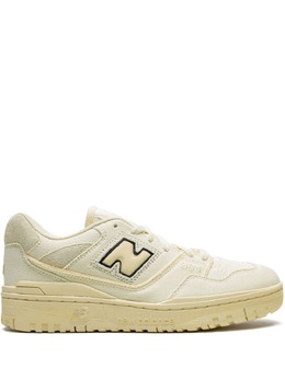 New Balance: Бежевые кроссовки  550