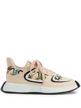 Giuseppe Zanotti: Светлые кроссовки  Ferox