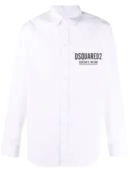 Dsquared2: Рубашка с принтом 