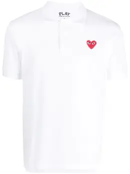Comme Des Garçons Play: Хлопковое поло  Heart