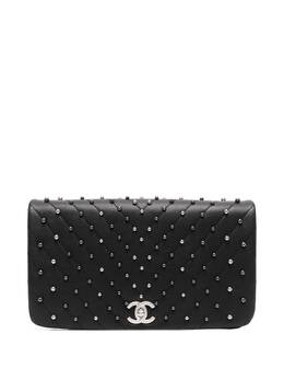 Chanel Pre-Owned: Чёрный клатч 