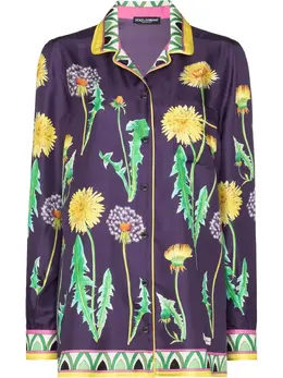 Dolce & Gabbana: Рубашка с принтом 
