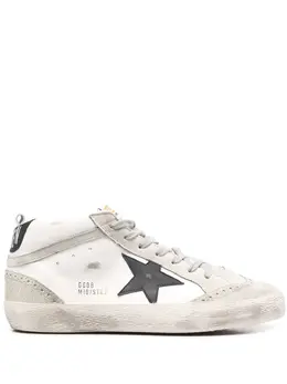 Golden Goose: Белые кроссовки  Mid Star
