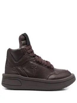 Rick Owens DRKSHDW: Коричневые кроссовки 