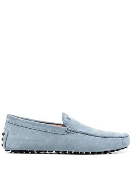 Tod's: Голубые туфли  Gommino