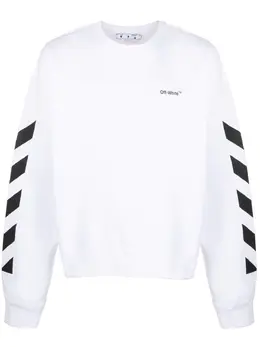 Off-White: Свитшот с принтом 