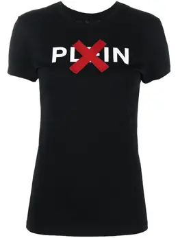 Philipp Plein: Футболка с принтом 
