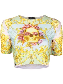 Philipp Plein: Топ  Baroque с принтом