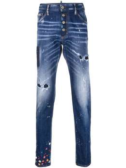 Dsquared2: Рваные джинсы 