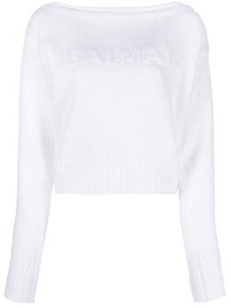 Balmain: Свитер с длинным рукавом 