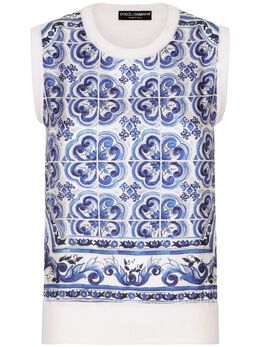Dolce & Gabbana: Свитер  Majolica с принтом