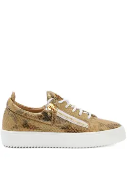Giuseppe Zanotti: Белые кроссовки  Gail