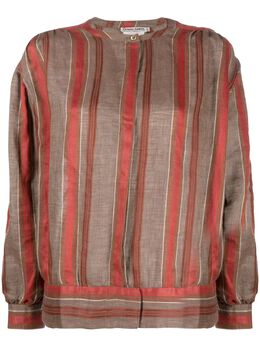 Giorgio Armani Pre-Owned: Куртка в полоску 