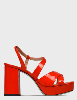 POLLINI: Красные босоножки 