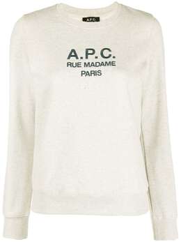 A.P.C.: Свитшот с принтом 