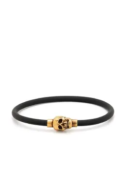 Alexander McQueen: Чёрные мокасины  Skull