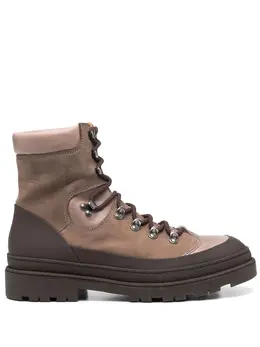 Brunello Cucinelli: Коричневые ботинки 