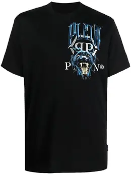 Philipp Plein: Футболка с принтом 