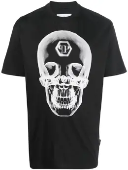 Philipp Plein: Футболка  Skull с принтом