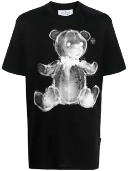 Philipp Plein: Футболка  Teddy с принтом