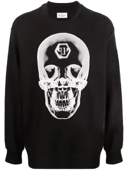 Philipp Plein: Свитшот  Skull с принтом