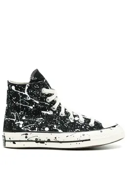 Converse: Чёрные кроссовки 