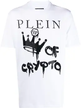 Philipp Plein: Футболка с принтом 
