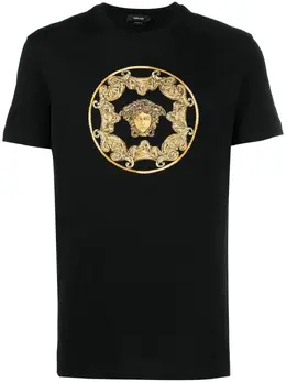 Versace: Хлопковая футболка  Medusa Head