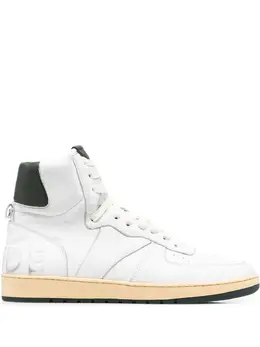 Rhude: Белые кроссовки 