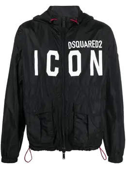 Dsquared2: Куртка  Icon с принтом