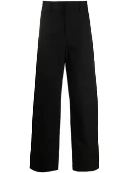 Off-White: Брюки  Diag Stripe в полоску