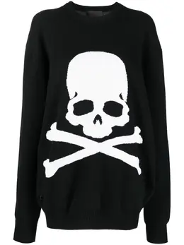 Philipp Plein: Чёрный свитер  Skull