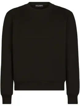 Dolce & Gabbana: Чёрный свитшот 