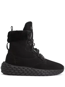Giuseppe Zanotti: Чёрные кроссовки  Urchin