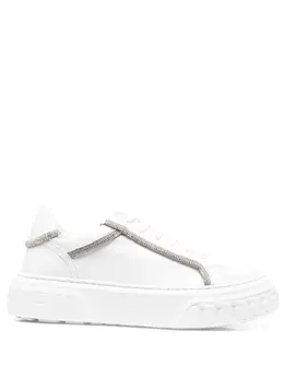 Casadei: Белые кроссовки  Off Road