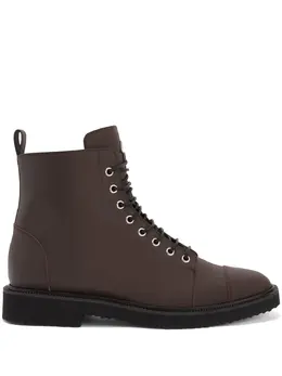 Giuseppe Zanotti: Коричневые ботинки  Combat