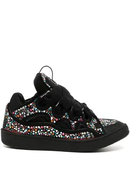 Lanvin: Чёрные кроссовки  Curb