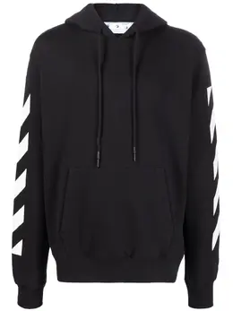 Off-White: Чёрная толстовка  Arrow
