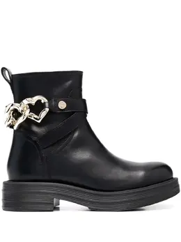 Love Moschino: Чёрные ботинки 