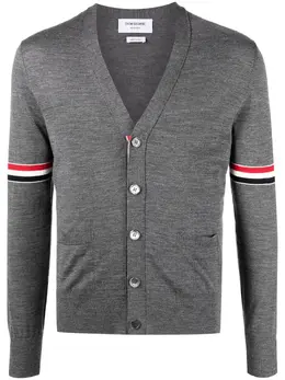 Thom Browne: Кардиган  RWB в полоску