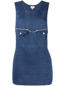 Versace Pre-Owned: Топ с карманами 