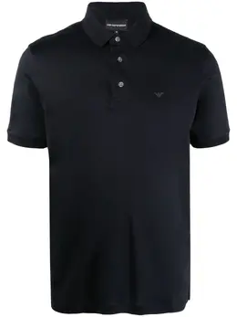 Emporio Armani: Поло с принтом 