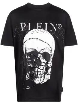 Philipp Plein: Футболка  Skull с принтом