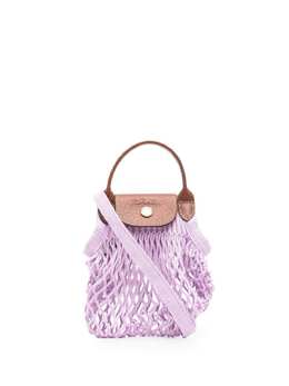 Longchamp: Коричневая сумка-шоппер  Le Pliage